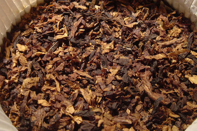 Crushed Stems Of Leaf Tobacco For Chewing And Snuff